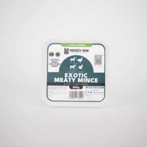 Mersey Raw Exotic Meaty Mince Raw Dog Food - 500g