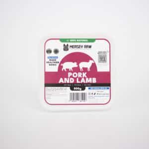 Mersey Raw Pork & Lamb Raw Dog Food - 500g