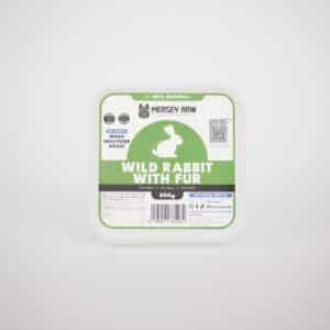 Mersey Raw Wild Rabbit With Fur Raw Dog Food - 500g